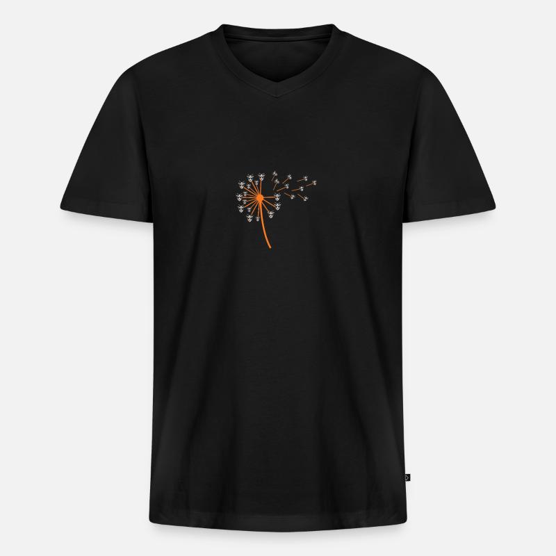 Ziegen - Männer Premium Bio T-Shirt mit V-Ausschnitt - Schwarz