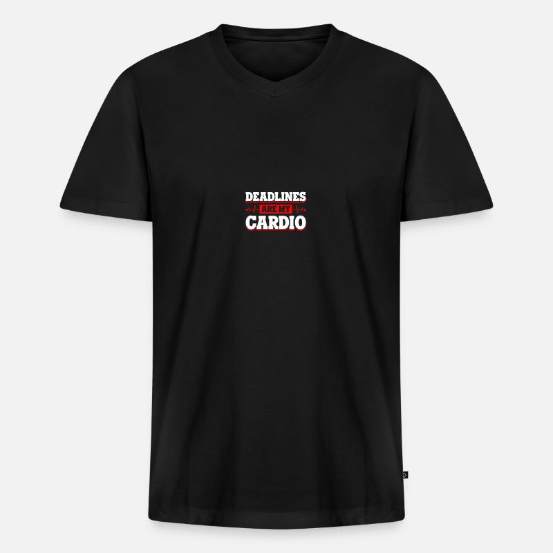Programmdirektor - Männer Premium Bio T-Shirt mit V-Ausschnitt - Schwarz