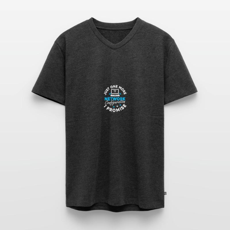 Computer Network Technology Network Engineer Men's Premium Organic T-shirt with V-neck