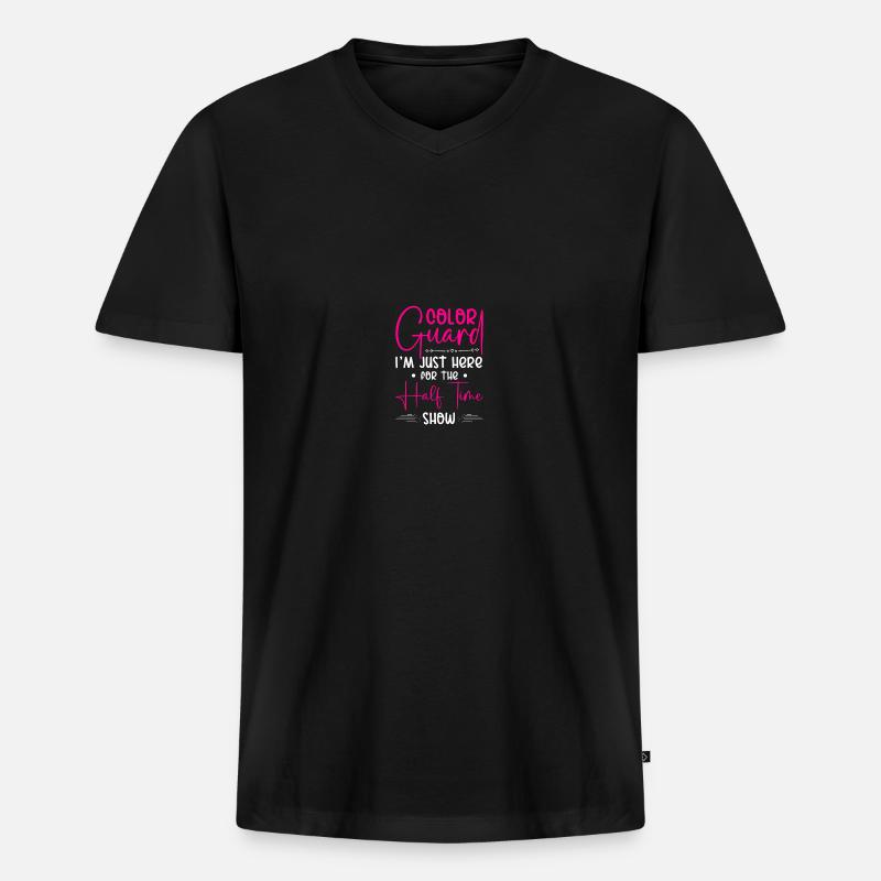 Farbengarde Farbengarde - Männer Premium Bio T-Shirt mit V-Ausschnitt - Schwarz