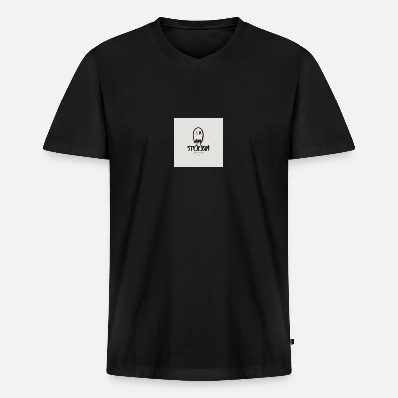 FC323DA2 2052 410B AAB5 494A1AD149FA - Männer Premium Bio T-Shirt mit V-Ausschnitt - Schwarz
