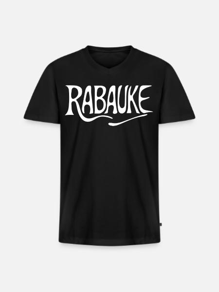 Loubard - T-shirt encolure en V Premium bio Homme - noir
