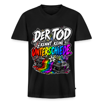Männer Premium Bio T-Shirt mit V-Ausschnitt