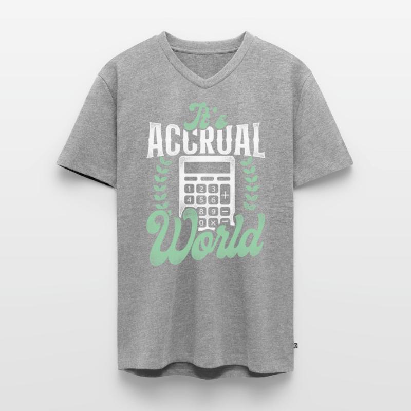 Comptable Comptable Comptable Comptabilité T-shirt encolure en V Premium bio Homme