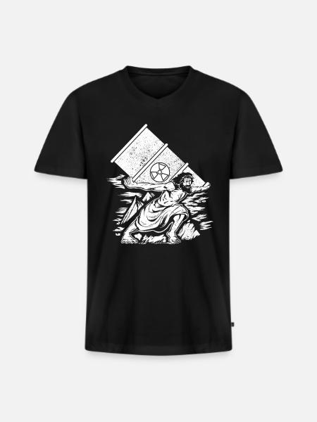 Nuclear Engineers - Nuclear Engineer - Men's Premium Organic T-shirt with V-neck - black