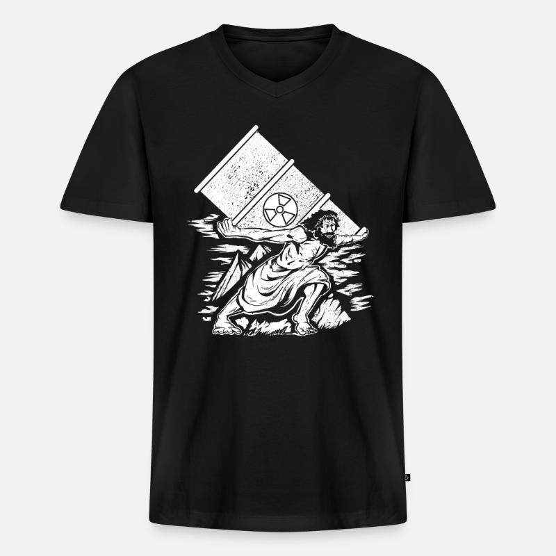 Nuclear Engineers - Nuclear Engineer - Men's Premium Organic T-shirt with V-neck - black
