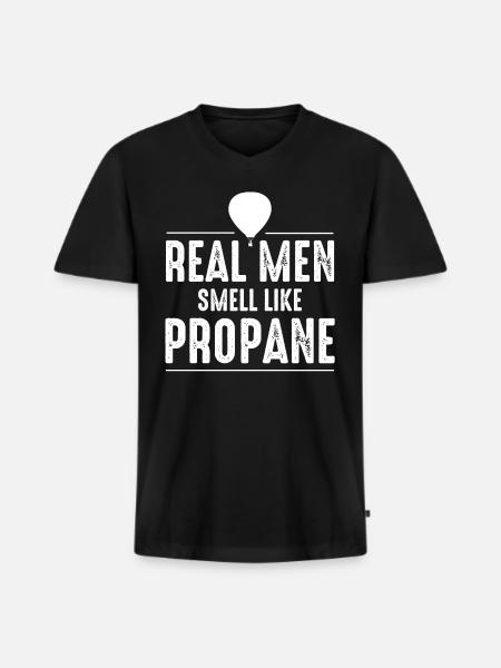 Montgolfière Montgolfière Montgolfière - T-shirt encolure en V Premium bio Homme - noir