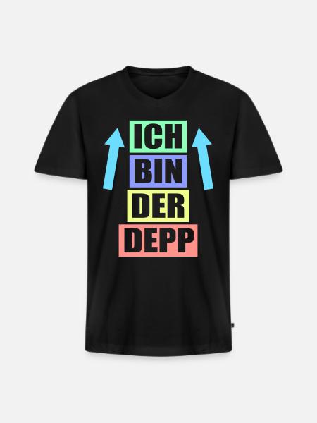 Junggesellenabschied Poltern Polterabend JGA - Männer Premium Bio T-Shirt mit V-Ausschnitt - Schwarz