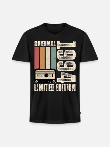 30 års fødselsdag 1994 Vintage Retro Vintage - Premium økologisk T-shirt med V-hals til mænd - sort