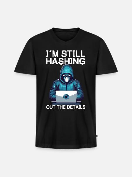 Ethical Hacking Analyst Ethical - Men's Premium Organic T-shirt with V-neck - black