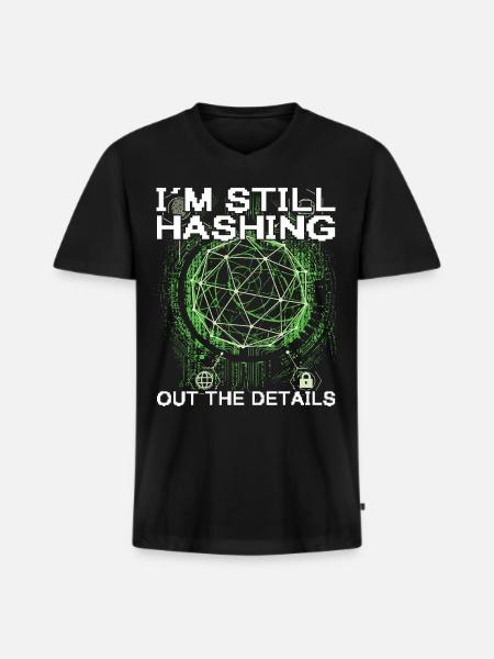 Ethischer Hacking -Analyst Ethische - Männer Premium Bio T-Shirt mit V-Ausschnitt - Schwarz