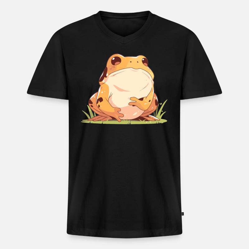 Toad Toads Toad - Men's Premium Organic T-shirt with V-neck - black