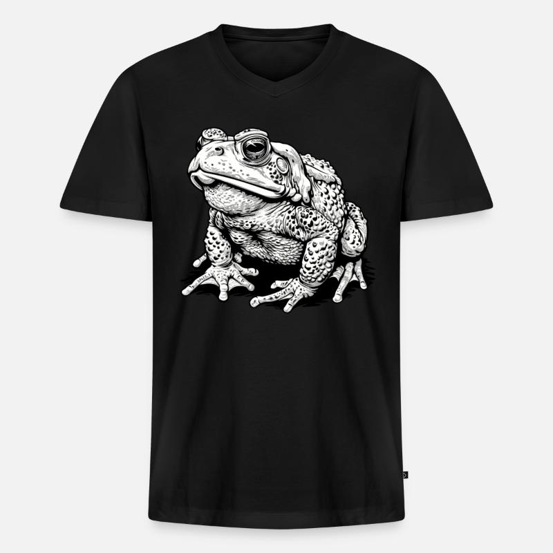 Toad Toads Toad - Men's Premium Organic T-shirt with V-neck - black