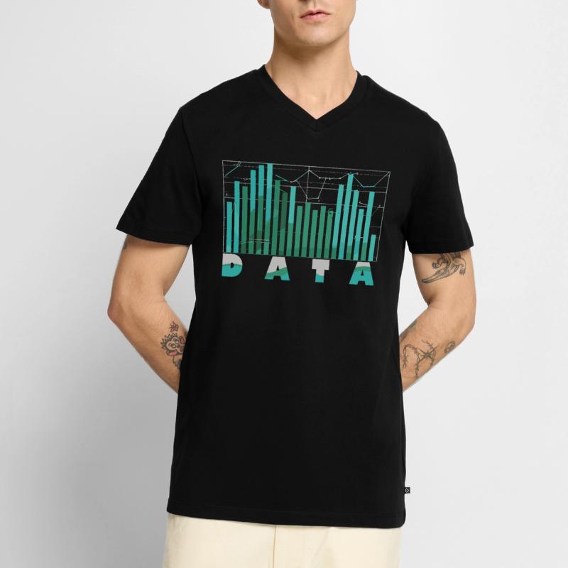 Behavioral Analyst Data Coding Men's Premium Organic T-shirt with V-neck