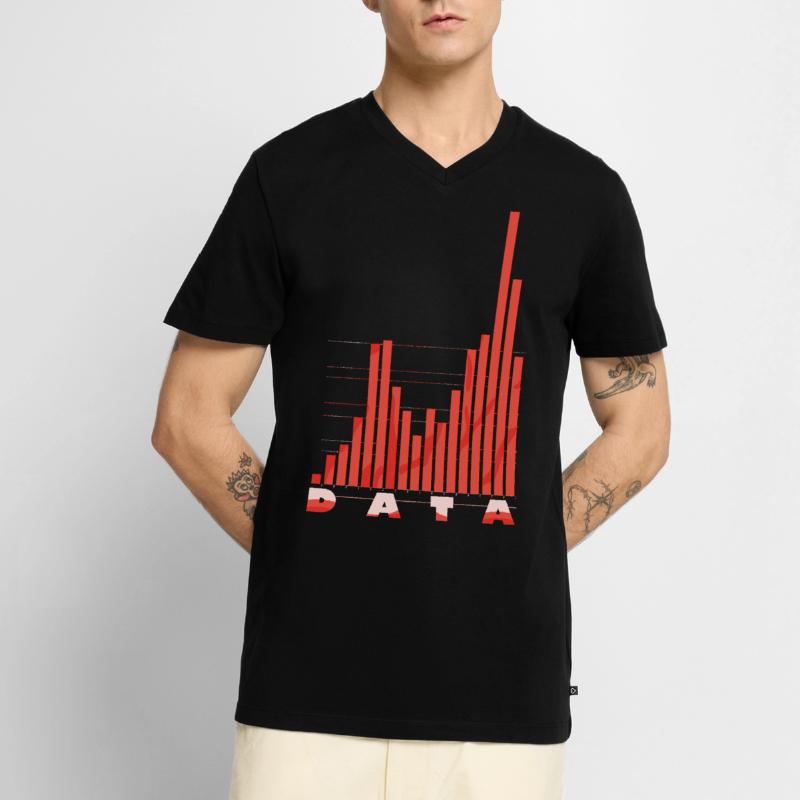 Behavioral Analyst Data Coding Men's Premium Organic T-shirt with V-neck