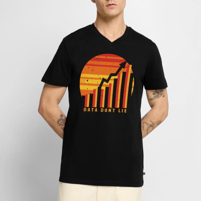 Behavioral Analyst Data Coding Men's Premium Organic T-shirt with V-neck