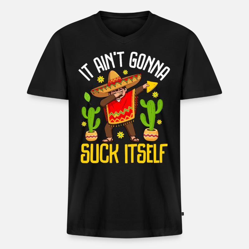Cinco De Mayo - Männer Premium Bio T-Shirt mit V-Ausschnitt - Schwarz