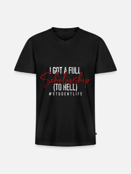 Studium Beruf Medizin - Männer Premium Bio T-Shirt mit V-Ausschnitt - Schwarz
