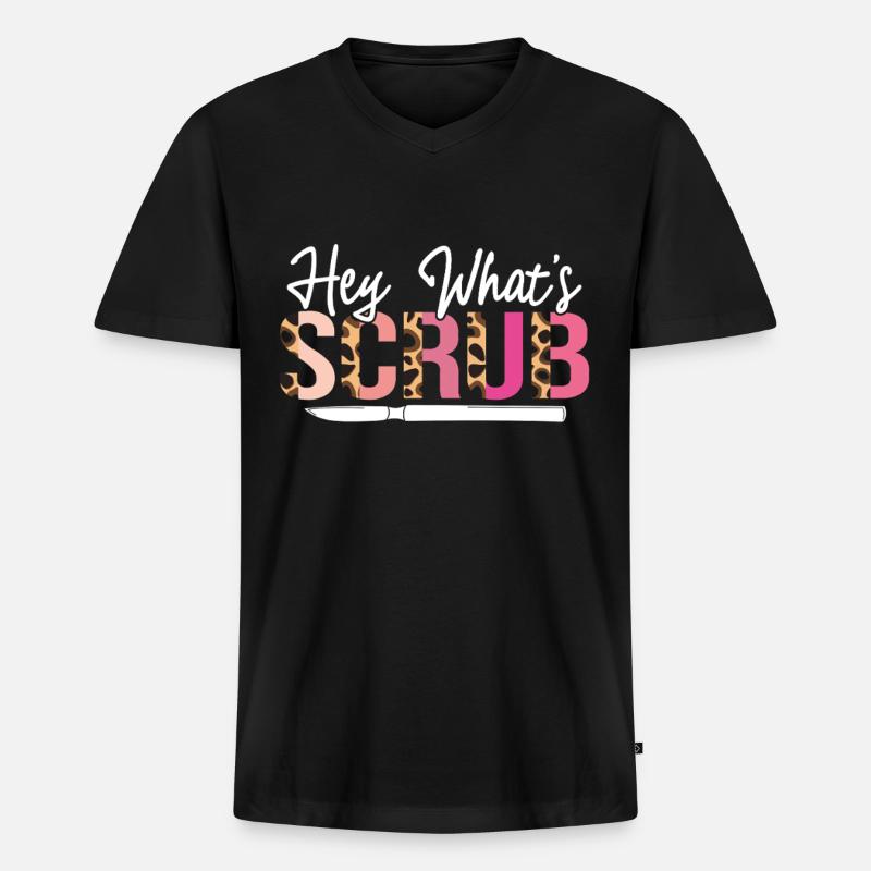 Chirurgischer Techniker Chirurgischer Technologe - Männer Premium Bio T-Shirt mit V-Ausschnitt - Schwarz