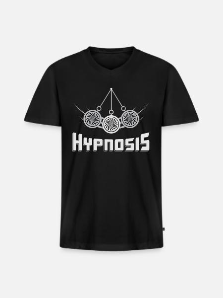 Hypnosis Hypnotic Hypnotize Team Gift Idea - Men's Premium Organic T-shirt with V-neck - black