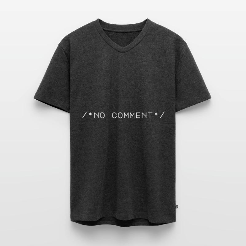 Computer Computer Work Coder Code Nerd IT Freak Men's Premium Organic T-shirt with V-neck