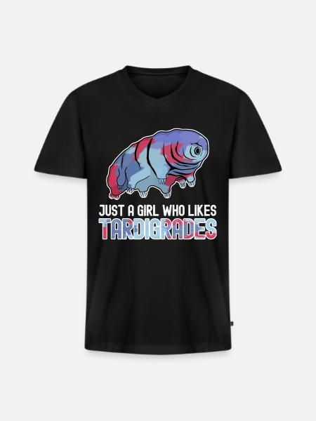 Tardigrade Tardigrades Ourson - T-shirt encolure en V Premium bio Homme - noir