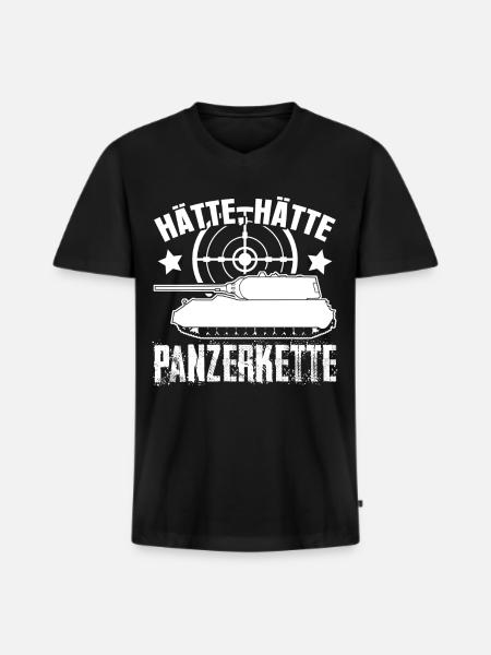 Panzergrenadier Feldjäger Panzer Soldat - Men's Premium Organic T-shirt with V-neck - black