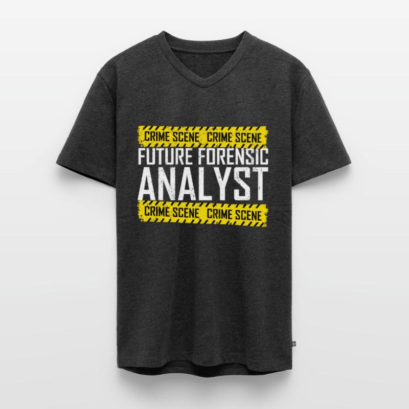 Forensics Forensic Scientist Forensic Science Men's Premium Organic T-shirt with V-neck