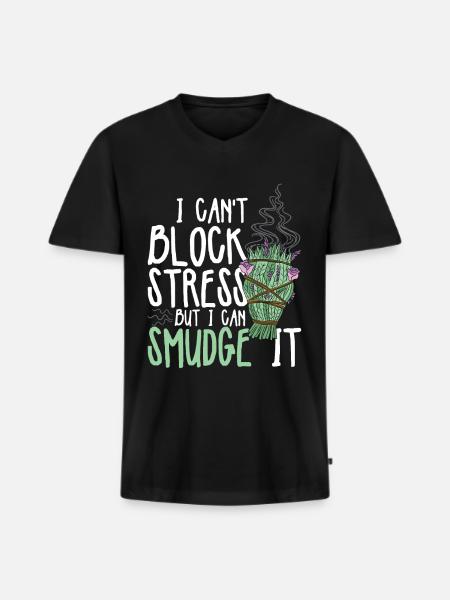 Smudging Wohnung Ausräuchern - Männer Premium Bio T-Shirt mit V-Ausschnitt - Schwarz