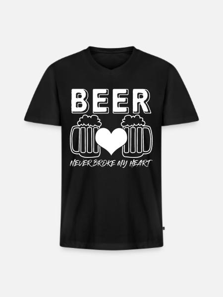 Craft Beer Beer Brewing - Men's Premium Organic T-shirt with V-neck - black