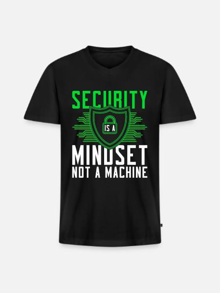 Ethical Hacker Ethischer Hacker - Men's Premium Organic T-shirt with V-neck - black