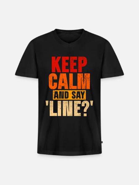 Schauspiellehrer Schauspielerei - Männer Premium Bio T-Shirt mit V-Ausschnitt - Schwarz