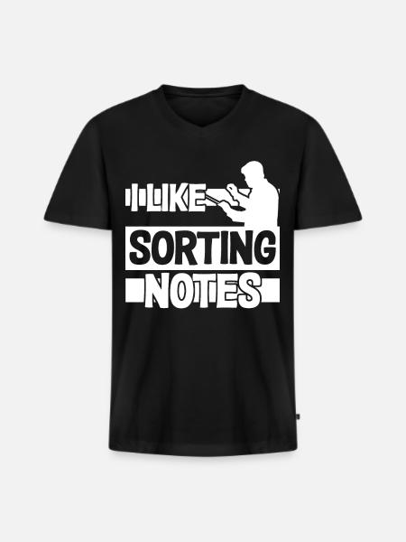 Conductor Orchestra Conducting - Men's Premium Organic T-shirt with V-neck - black