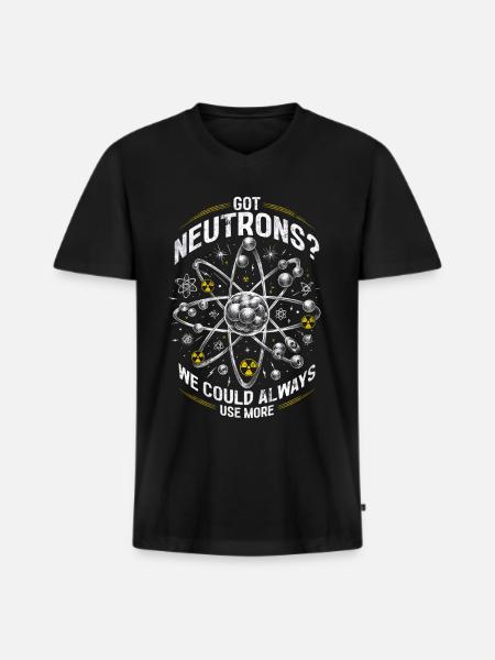 Nuclear Engineer Nuclear Technician - Men's Premium Organic T-shirt with V-neck - black