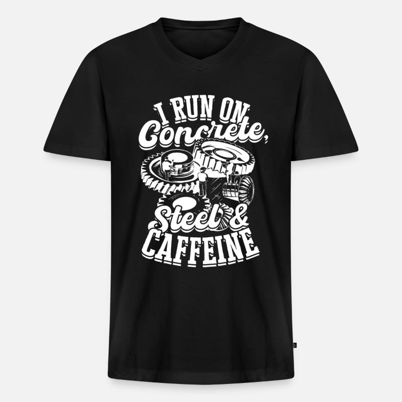 Bridge Engineer Civil Engineering - Men's Premium Organic T-shirt with V-neck - black