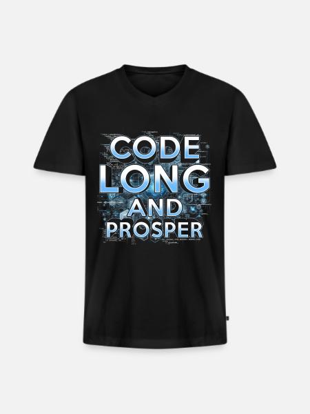 Robotics Engineer - Men's Premium Organic T-shirt with V-neck - black