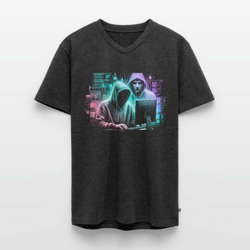 Programmeur Programmation Informatique T-shirt encolure en V Premium bio Homme