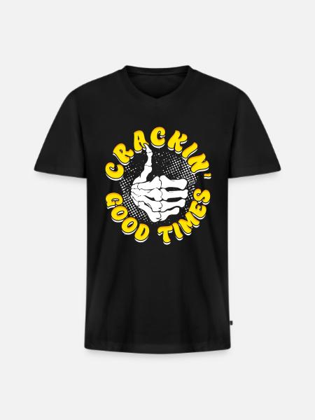 Chiropractor Physiotherapist - Men's Premium Organic T-shirt with V-neck - black
