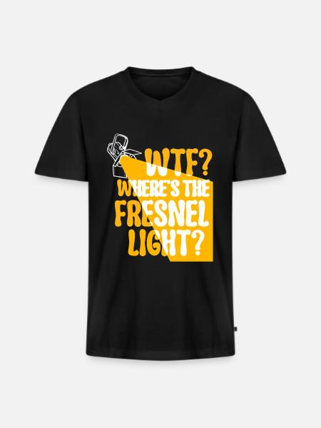 Lighting Technician Lighting Technician - Men's Premium Organic T-shirt with V-neck - black