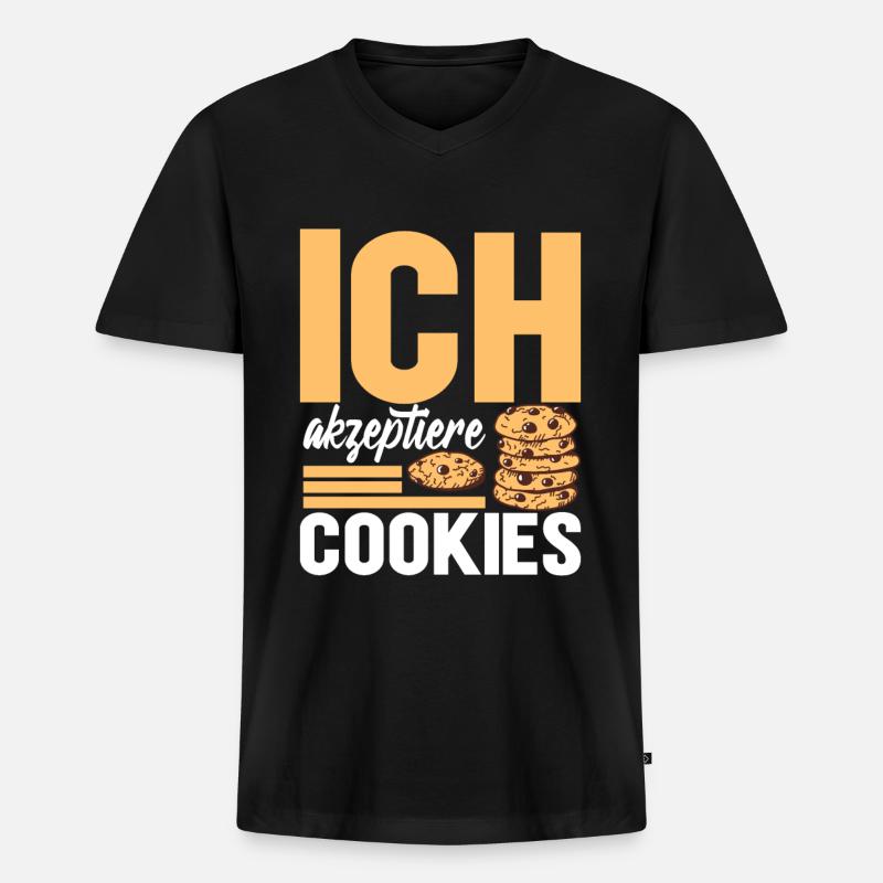 Programmierer Informatiker Informatik - Männer Premium Bio T-Shirt mit V-Ausschnitt - Schwarz