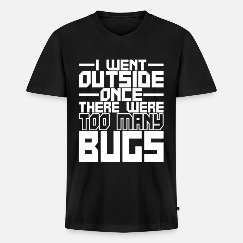 Programmers Programming Computer Scientists - Men's Premium Organic T-shirt with V-neck - black