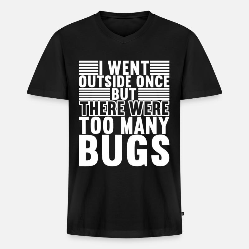 Programmeurs Programmeurs Informaticiens - T-shirt encolure en V Premium bio Homme - noir