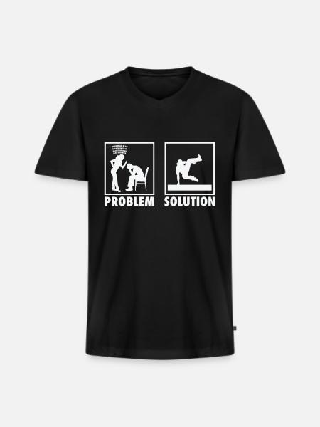 Parkour Parkour Practitioners Traceurs Statement - Men's Premium Organic T-shirt with V-neck - black