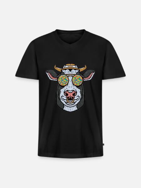 Autistic Autism Autistic - Men's Premium Organic T-shirt with V-neck - black
