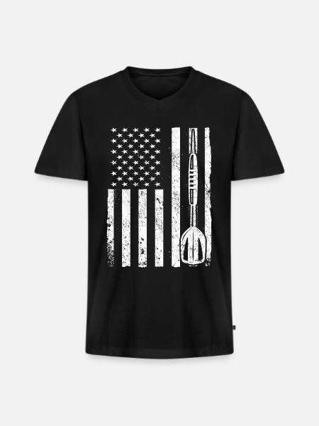 Darts Player Darts - Men's Premium Organic T-shirt with V-neck - black