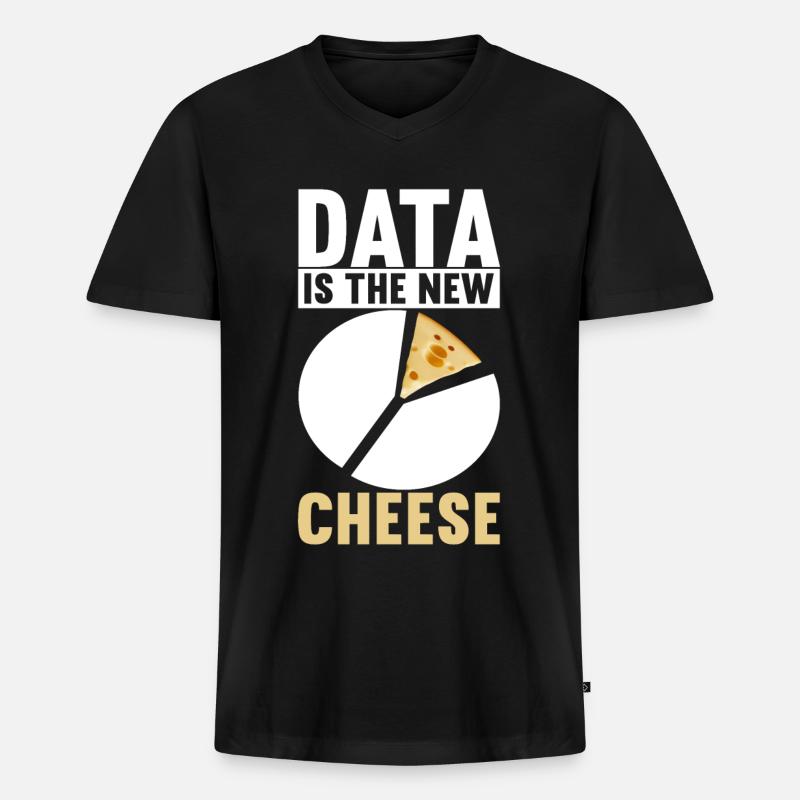 Data Scientist Data Analyst - Men's Premium Organic T-shirt with V-neck - black