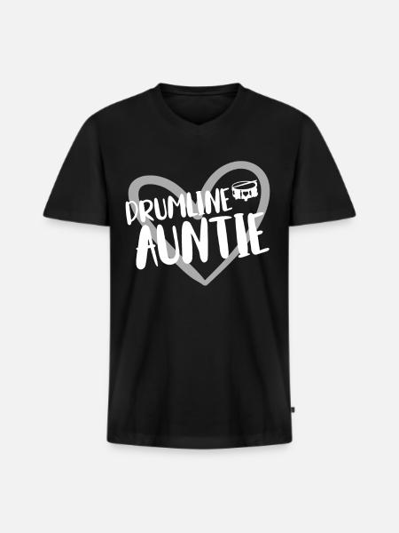 Drumline Drum Gift - Men's Premium Organic T-shirt with V-neck - black