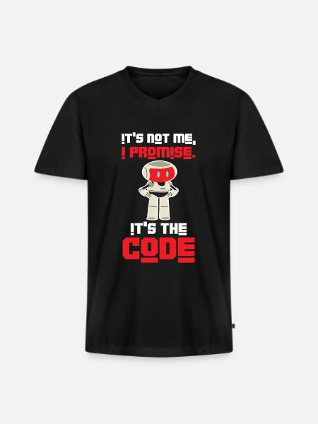 Robot Artificial Intelligence Machine Computer - Men's Premium Organic T-shirt with V-neck - black