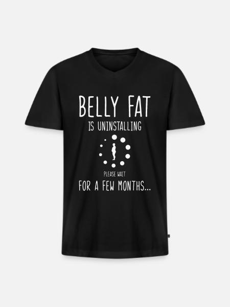 Désinstallation - T-shirt encolure en V Premium bio Homme - noir