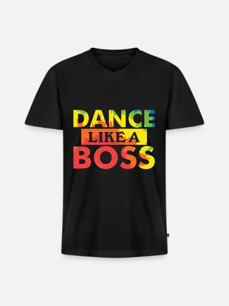 Hip Hop - Männer Premium Bio T-Shirt mit V-Ausschnitt - Schwarz
